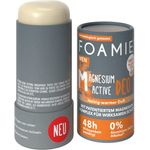 Foamie Festes Deodorant Herren "Power Up", Deo-Stick Holzigem Duft, 48h Wirksames Deodorant ohne Aluminium, Deostift vegan & plastikfrei, 40g