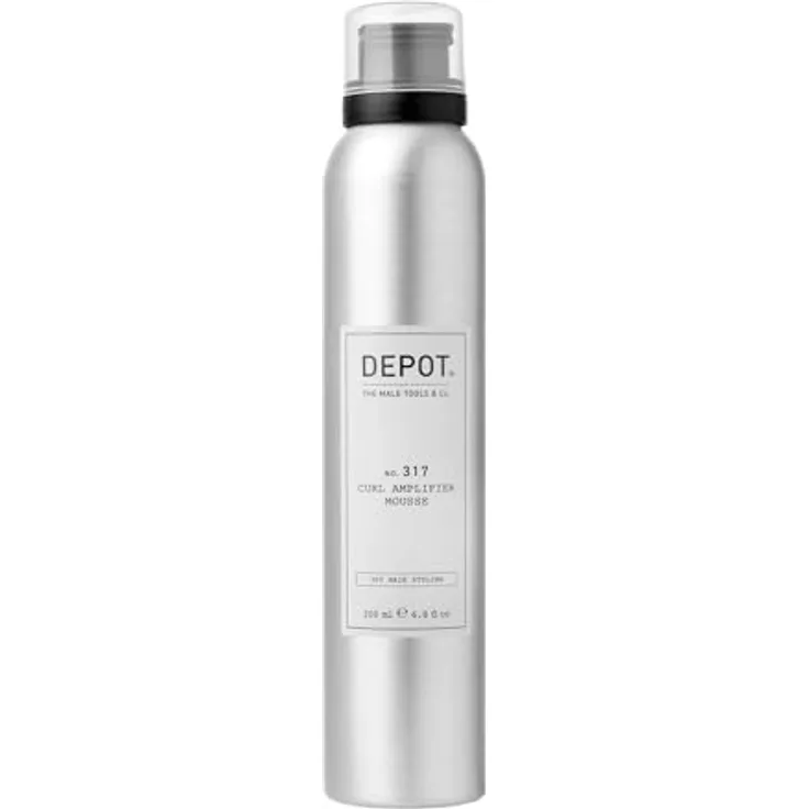 DEPOT No.317 Curl Amplifier Mousse, 200 ml Haarstyling-Schaum für lockiges Haar