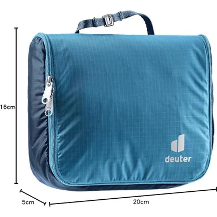 deuter Kulturbeutel Wash Center Lite I, Leichter Kulturbeutel mit viel Stauraum, blau – Bild 4