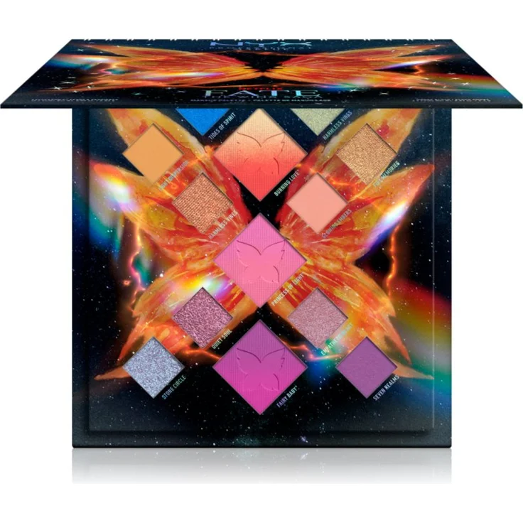 NYX Professional Makeup Winx Fairy Lidschattenpalette, limitierte Ausgabe mit 10 gepressten Farbtönen, schimmernd-matt, 10x0.83 g