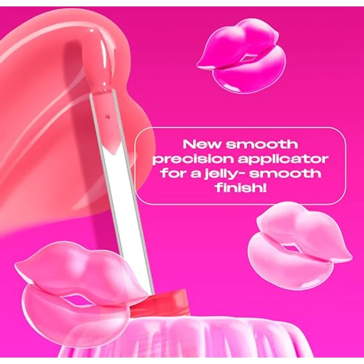 NYX Professional Makeup Jelly Job leuchtender Lippenglanz mit vergrößerndem Effekt, Farbton Jelly Blushin, 7.5 ml – Bild 4