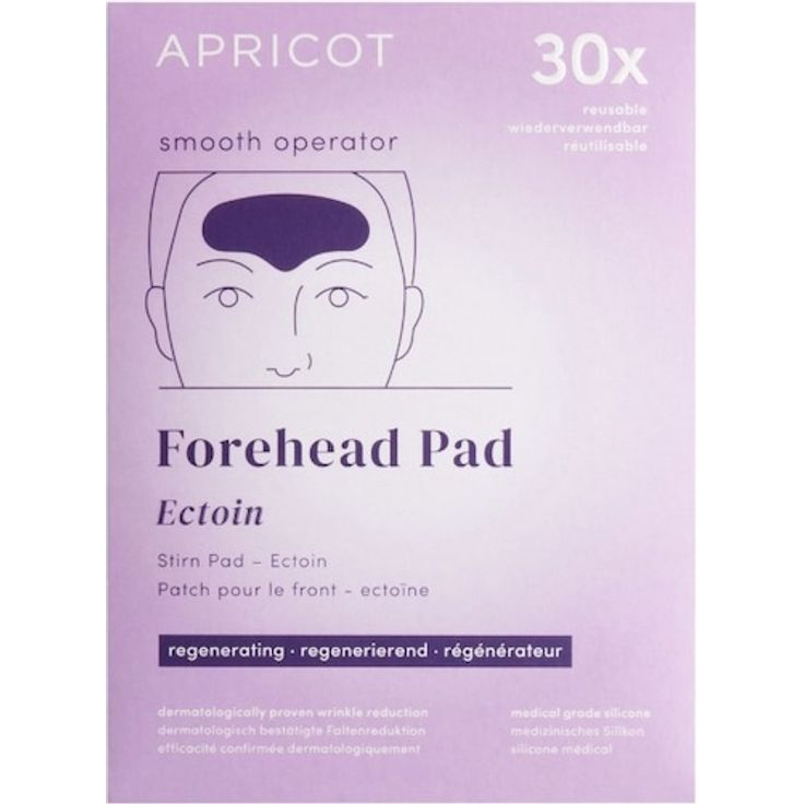 APRICOT Forehead Pad Ectoin, Anti-Aging Gesichtsmasken für Damen, nachhaltiges Silikonpad zur Faltenreduktion, 15 g