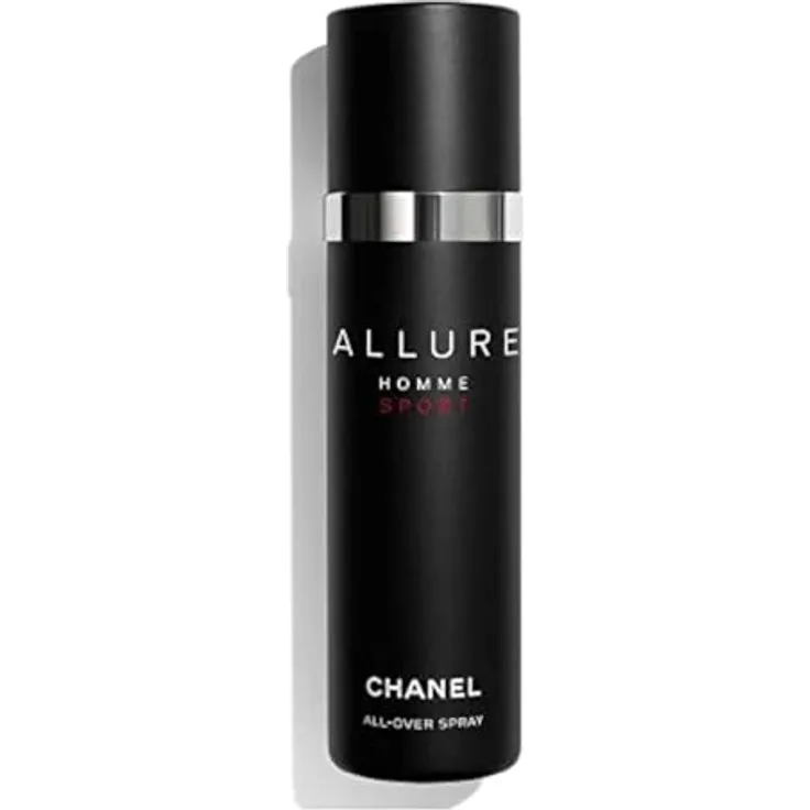 CHANEL ALLURE Homme Sport All-Over Spray, 100 ml - Holzige Noten, japanischer grüner Zitrusextrakt, Frische und Sinnlichkeit