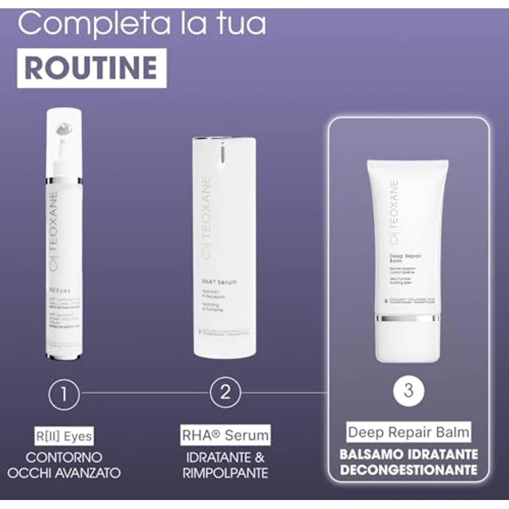 Teoxane Deep Repair Balm 30ml, Gesichtscreme für intensive Feuchtigkeit und Regeneration empfindlicher Haut – Bild 8