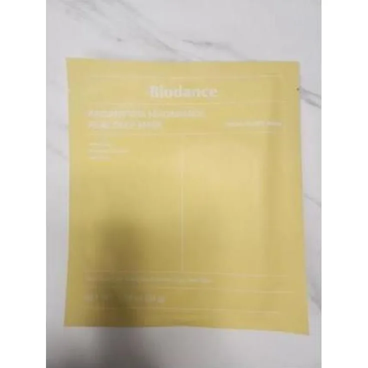 Biodance Radiant Vita Niacinamide Real Deep Mask, 4er Pack mit 34 g, aufhellend und feuchtigkeitsspendend