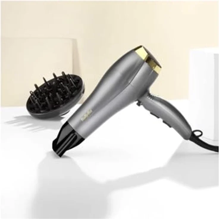 BaByliss Titanium Gold 2300 Haartrockner 2300 W, 3 Temperaturen / 2 Geschwindigkeiten – Bild 3
