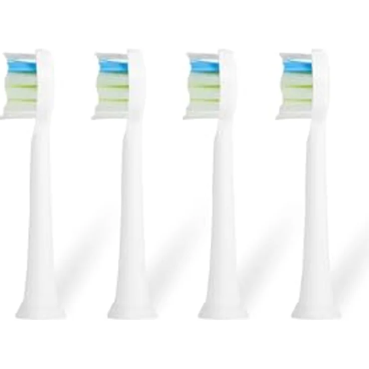 Oromed Bürstenköpfe 4 Stück – Ersatzköpfe für ORO-SONIC Professional White, gründliche Plaqueentfernung, sanfte Zahnfleischmassage, natürliche Zahnaufhellung – Bild 3