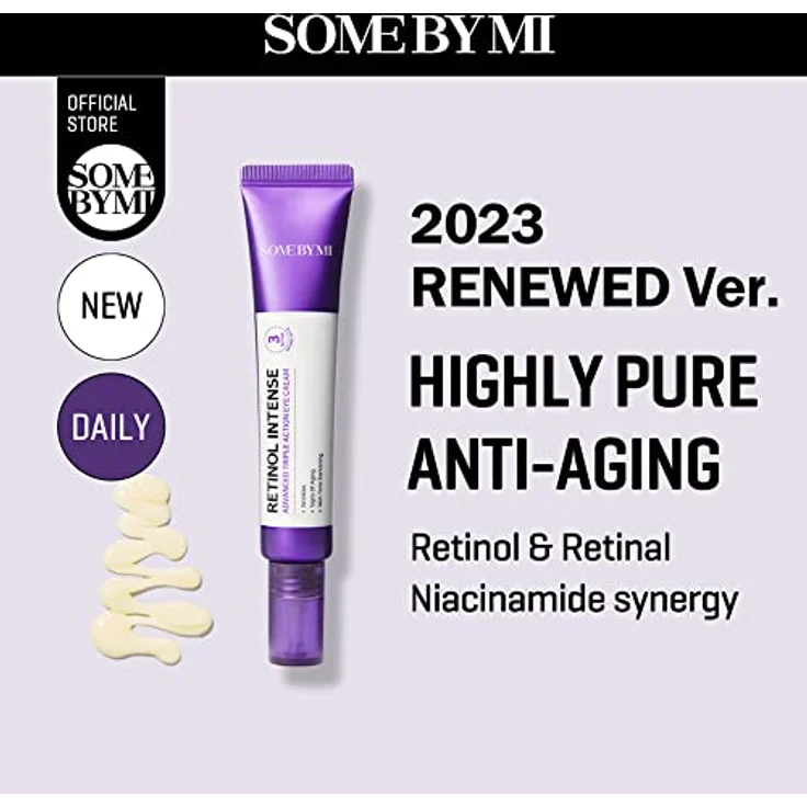 SOME BY MI Retinol Intense Advanced Triple Action Augencreme – 1,01 Unzen, 30 ml – Feine Linien und Augenringe pflegen empfindliche Haut – Bild 2