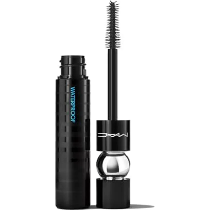 MAC Cosmetics M·A·CStack Waterproof Mascara, Wasserbeständige Wimperntusche für mehr Volumen, Farbton Black Stack, 12 ml