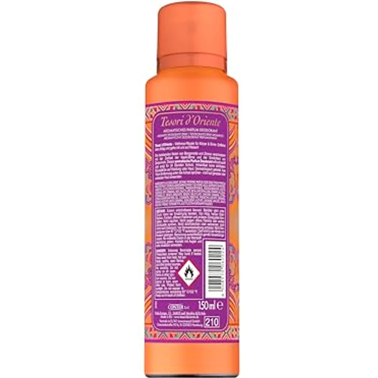 Tesori d'Oriente Aromatisches Parfum Deodorant "Karma", mit Nashi-Birne & Zedernholz, 24h Schutz, 150ml – Bild 2