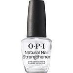 OPI Natural Nail Strengthener – 2-in-1 Nagelhärter und Base Coat - stärkt mit Vitamin A & E, schützt vor Verfärbung - 15 ml, vegan