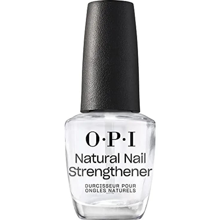 OPI Natural Nail Strengthener – 2-in-1 Nagelhärter und Base Coat - stärkt mit Vitamin A & E, schützt vor Verfärbung - 15 ml, vegan