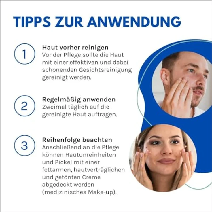 beneví hydroderm Gesichts-Fluid plus 50 ml für unreine, zu Akne neigende Haut ohne Entzündungszeichen. Leichte, lipidarme Pflege mit Milchsäure, Salicylsäure und Nicotinamid. – Bild 5