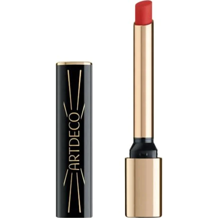 Artdeco Lip Rouge Stylo - Soft-matte Lippenfarbe, langanhaltend und präziser Auftrag - 1 x 0,8 g, klassisches Schwarz-Gold – Bild 1