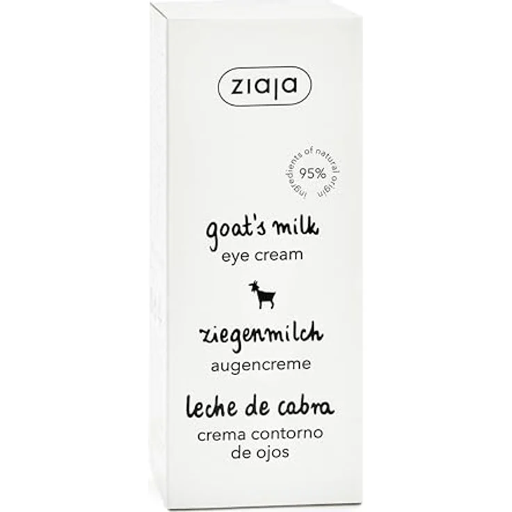 Ziaja ZIEGENMILCH Augenkonturcreme, intensives Feuchtigkeitsserum mit straffenden Ziegenmilchproteinen, 15 ml für Damen – Bild 5