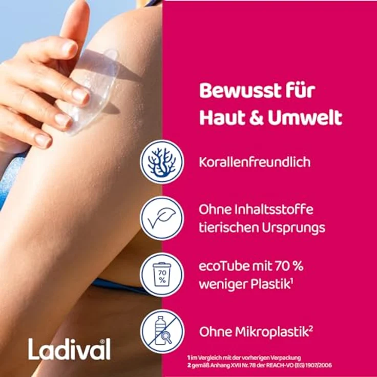Ladival Sonnengestresste Haut Akut Serum Gesicht, After Sun Repair mit Photolyase, regenerierend und kühlend, 50 ml – Bild 8