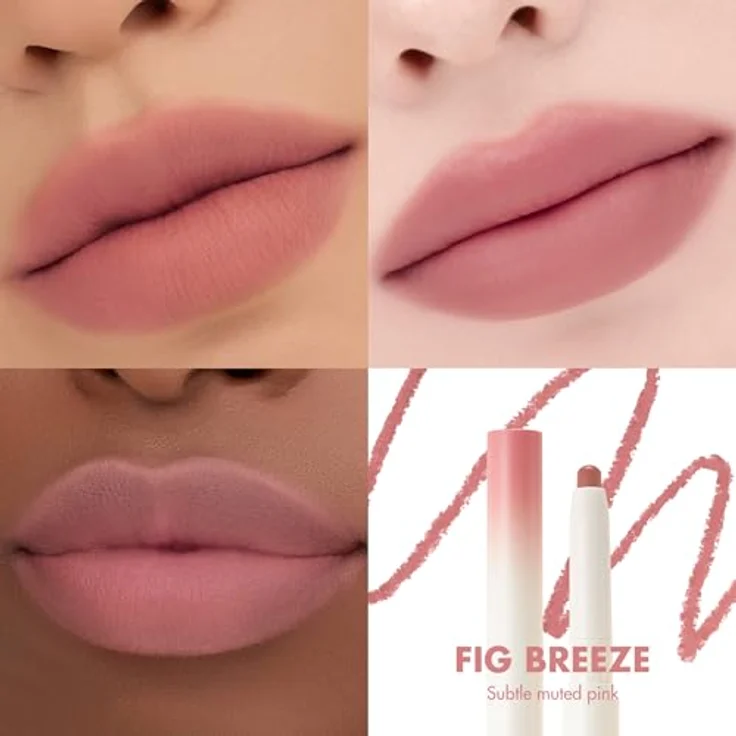rom&nd Lippen-Mate-Stift (04 FIG BREEZE) | Lippenkonturenstift mit wischfester Textur und natürlichem Verblenden, 13g – Bild 2