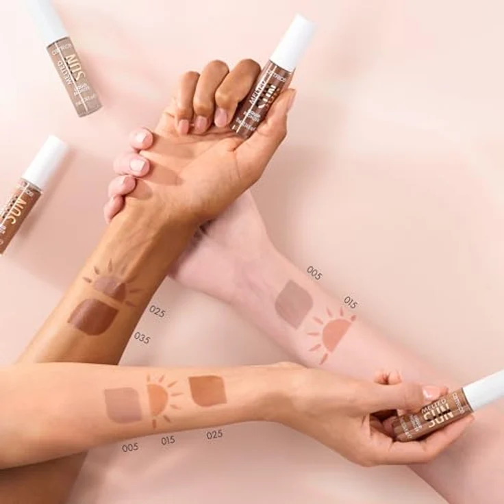 Catrice Melted Sun Liquid Bronzer, Nr. 035, Braun, langanhaltend, definierend, hochpigmentiert, natürlich, matt, vegan, ölfrei, ohne Parfüm, ohne Alkohol, 1er Pack (10ml) – Bild 5