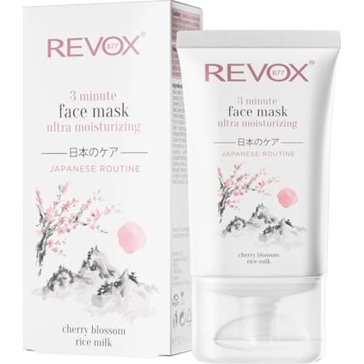 Revox B77 Japanese Routine 3 Minute Face Mask Ultra Moisturizing, 30 ml, intensive hydratisierende Gesichtsmaske mit Sheabutter und Hyaluronsäure – Bild 1