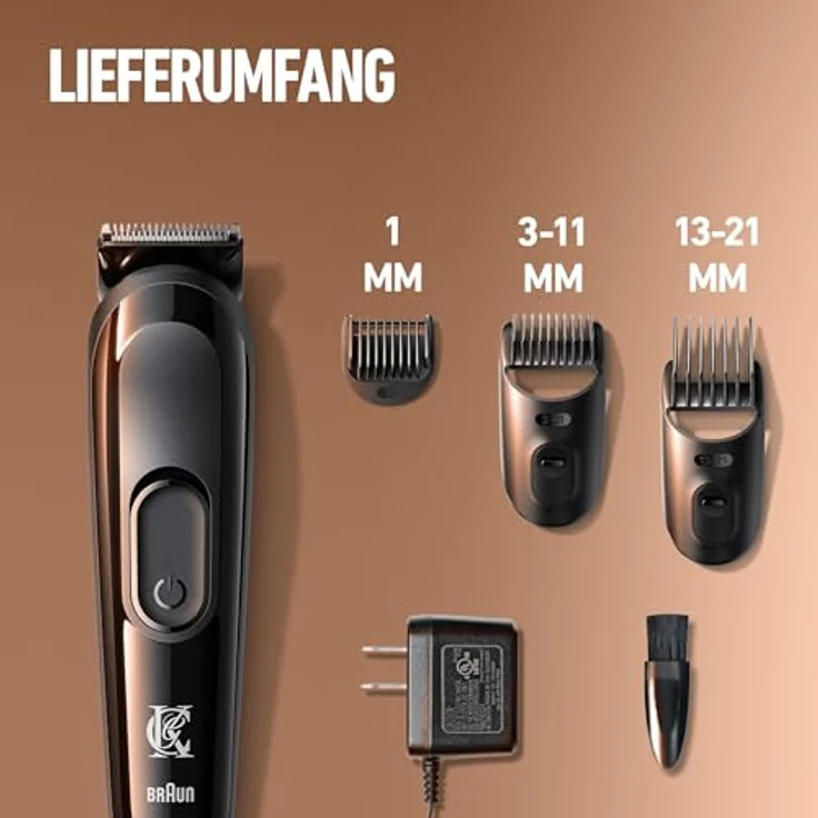 Gilette KING beard trimmer + 3 combs für einen schön gepflegten Bart – Bild 3