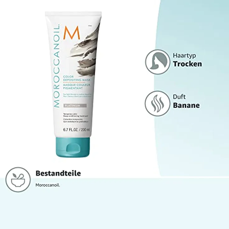 Moroccanoil Color Depositing Mask Platinum 200 ml – Bild 4