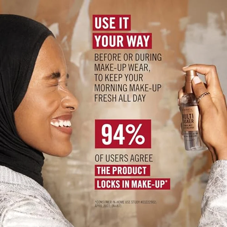 Rimmel London Multi Tasker Primer, 100 ml, fixierend und feuchtigkeitsspendend mit Gurken- und Kamillenextrakten – Bild 5
