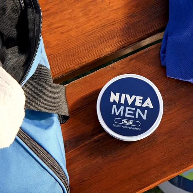 Nivea Männerpflege Gesichtspflege Nivea Men Creme 30 ml Tagespflege für Damen und Herren – Bild 4