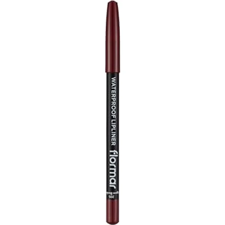 Flormar Waterproof Eyeliner, 1,1 g, schwarzer Lipliner mit feuchtigkeitsspendender Wirkung und Vitamin E – Bild 2