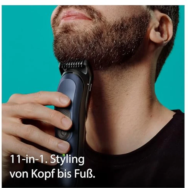 Braun MGK7450, All-In-One Bartpflege Bodygroomer Set, 11-in-1, 100 Min. Akkulaufzeit, wasserdicht, mit Aufbewahrungstasche – Bild 3