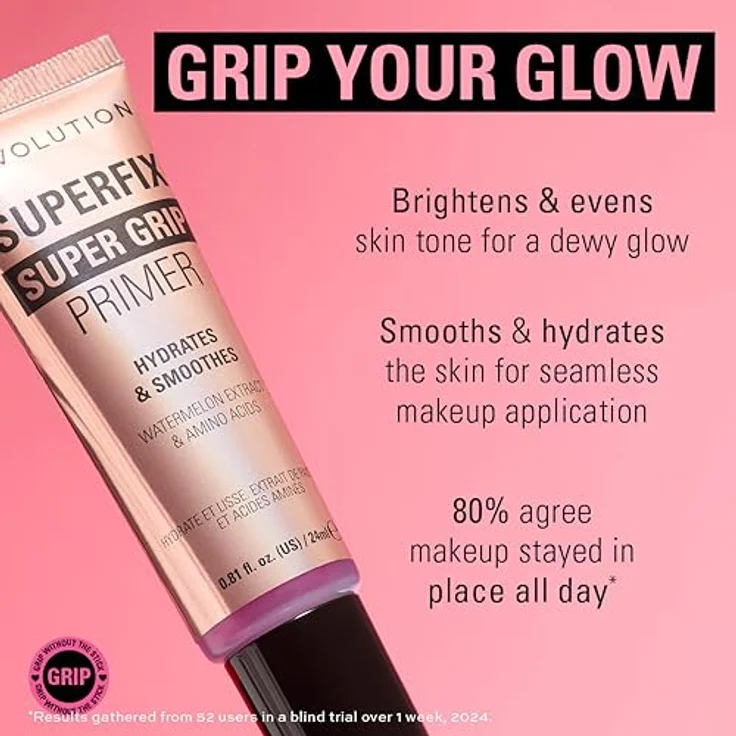 Makeup Revolution Superfix Primer unter dem Make-up, feuchtigkeitsspendend mit Langzeiteffekt, 24 ml – Bild 3