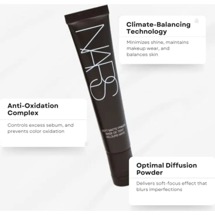 NARS SOFT MATTE PRIMER, mattierender Make-up Primer mit Langzeiteffekt, 30 ml – Bild 3
