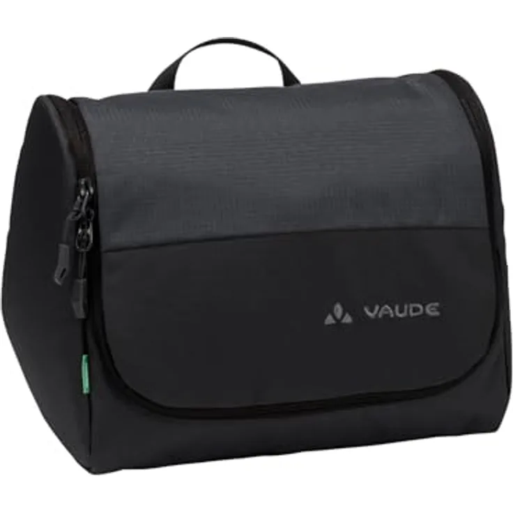 Vaude WegaWash Necessaire, Schwarz, (7 l) - mit 360-Grad-Polsterung und integriertem Spiegel