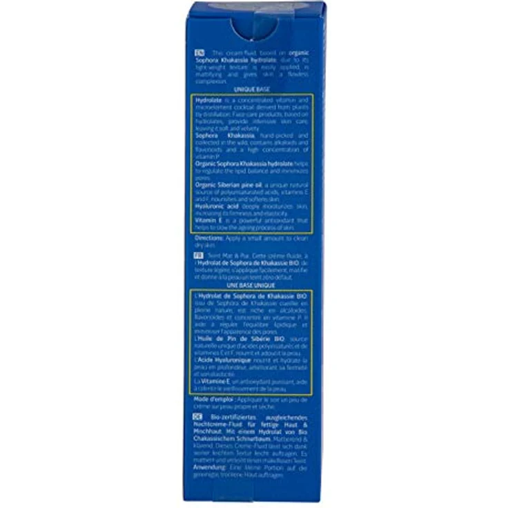 Natura Siberica Bio-zertifizierte ausgleichende Nacht-Gesichtscreme für fettige und Mischhaut, 50 ml - mattierend, feuchtigkeitsspendend, mit Hyaluronsäure und sibirischem Zirbenöl – Bild 3