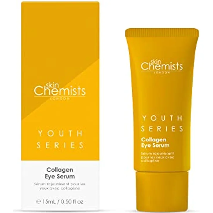SkinChemists Collagen Eye Serum 15ml | Anti-Falten-Pflege mit Wirkstoffen für eine elastischere Haut - Alle Hauttypen