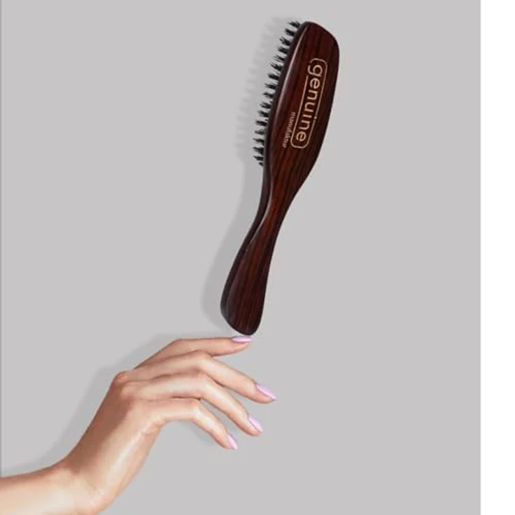 Genuine Haircare GROOMING BRUSH – Frisier- und Föhnbürste aus 100% Wildschweinborsten, antistatisch, handmade in Germany – Bild 3