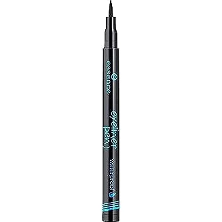 essence eyeliner pen waterproof, Eye Liner, wasserfest, Nr. 01 waterproof, schwarz, definierend, langanhaltend, wasserfest, vegan, ohne Parfüm (1ml) – Bild 1