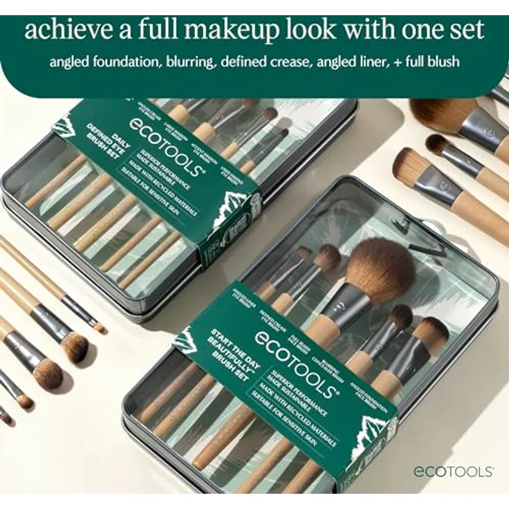 EcoTools Start the Day Beautifully Geschenkset, 6-teilig Pinsel-Set – Bild 3