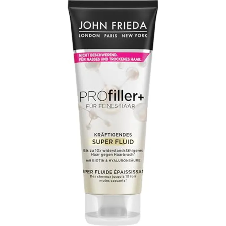 John Frieda PROfiller+ Kräftigendes Super Fluid 100 ml für feines, dünnens Haar