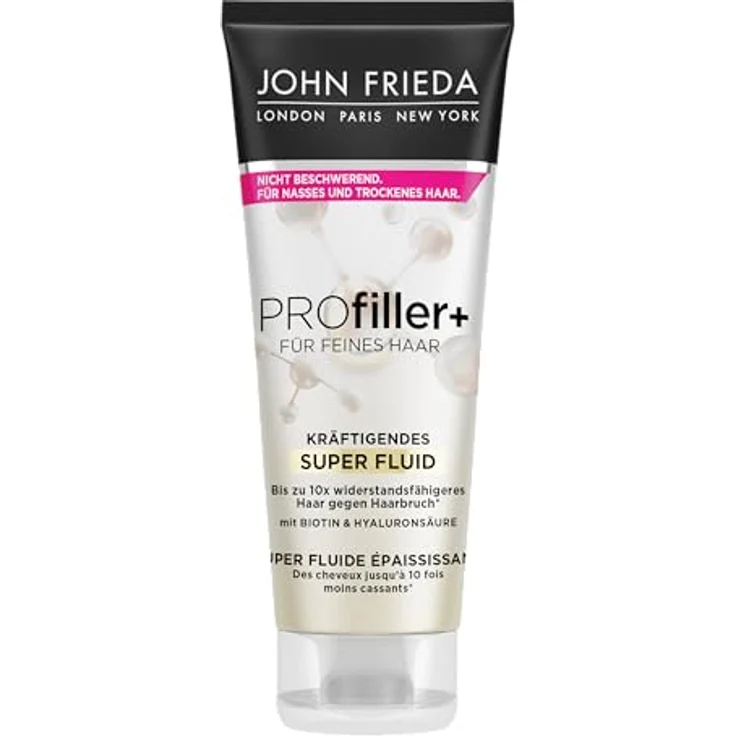 John Frieda PROfiller+ Kräftigendes Super Fluid 100 ml für feines, dünnens Haar – Bild 1