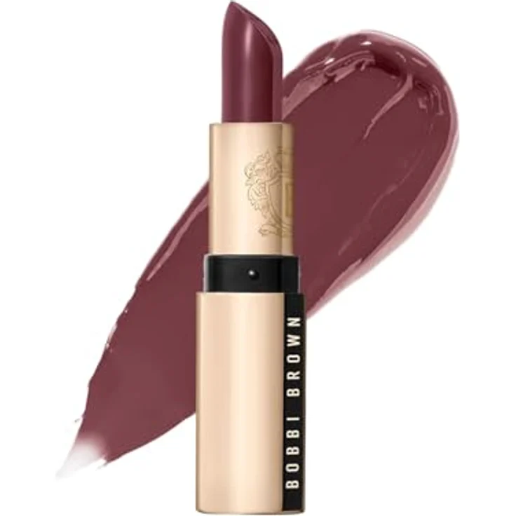 Bobbi Brown Luxe Lipstick, Lippenstift 3,5 g in der Farbe Bond mit satiniertem Finish und nährender Formel – Bild 1