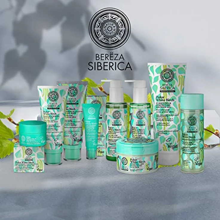 Natura Siberica Polar White Birch Gesichtstonikum, aufhellend für fettige und problematische Haut, 200 ml – Bild 3
