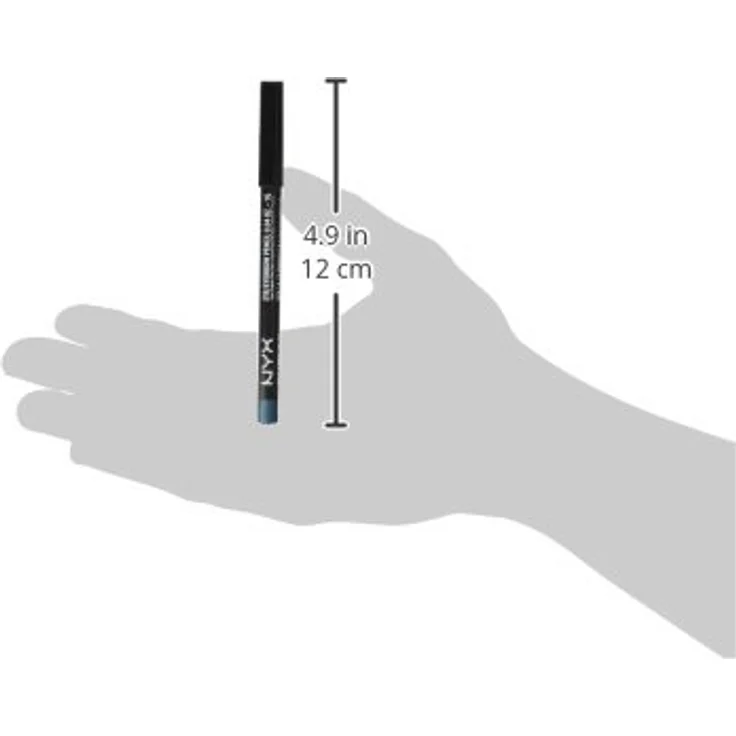 NYX Professional Makeup Eye and Eyebrow Pencil Präziser Eyeliner Farbton 910 Satin Blue, 1.2 g - Intensivfarbiger, abriebfester Eyeliner für präzise Linien – Bild 3