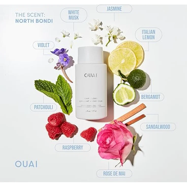 Ouai Hair Gloss, Haarkur für gefärbtes Haar mit Hyaluronsäure, 177 ml, vegan, Hitzeschutz bis 232 °C – Bild 7