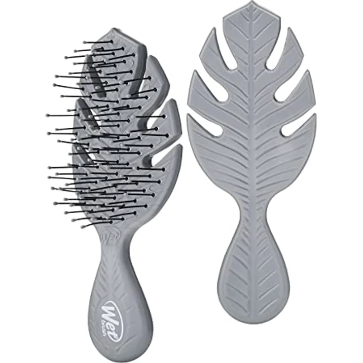 Wet Brush Go Green Mini Detangler Brush - Grey for Unisex 1 Pc Hair Brush – Bild 1