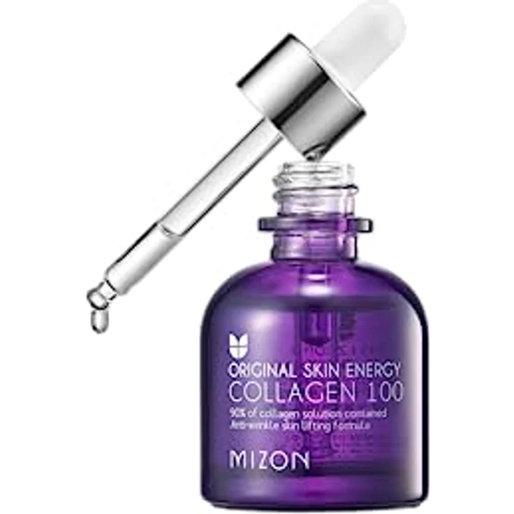 Mizon Collagen 100 Augencreme, Anti-Aging Gesichtsserum mit Meereskollagen und Hyaluronsäure, 30 ml – Bild 2