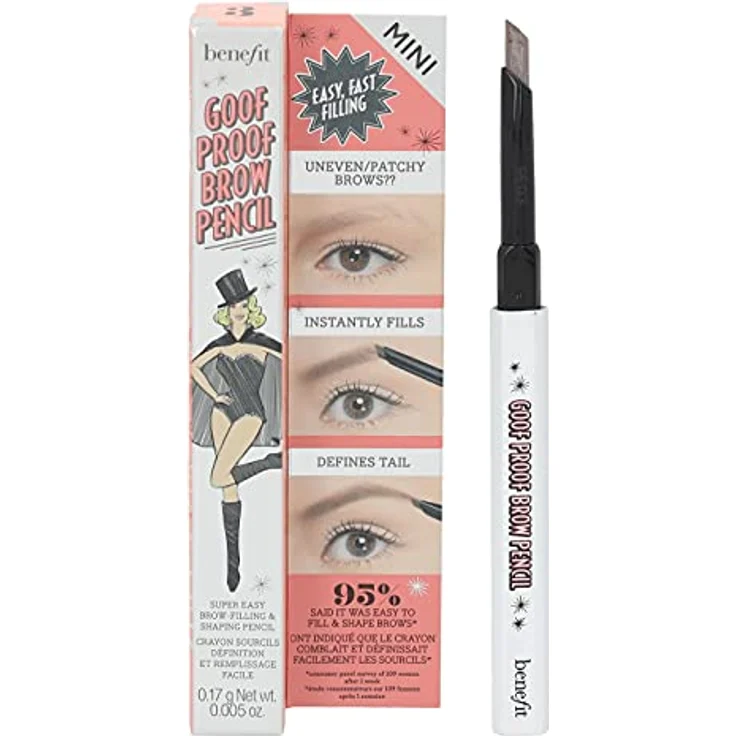 Benefit Augen Augenbrauen Augenbrauenstift Goof Proof Brow Pencil Mini Nr. 03 Light Medium 0,17 g – Bild 2