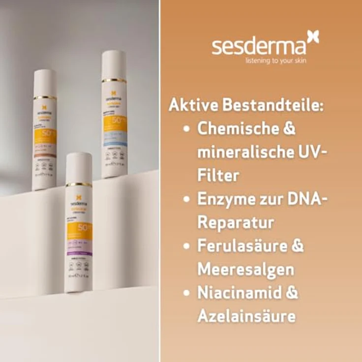 Sesderma Repaskin Urban 365, Sonnencreme für das Gesicht, SPF 50, 50 ml, Unisex – Bild 6