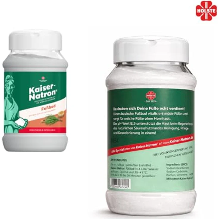 HOLSTE Kaiser Natron Fußbad 500g mit Latschenkiefer-Duft, PZN: 00451257 – Bild 2