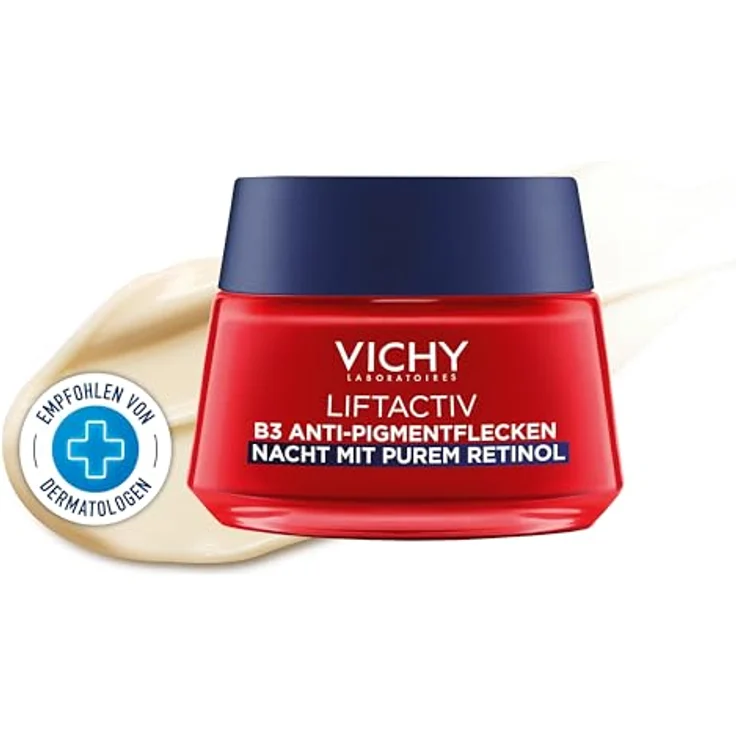 VICHY Liftactiv B3 Anti-Pigmentflecken Retinol Nachtcreme, Regenerierend und straffend, mit Vitamin B3 und purem Retinol, 50 ml – Bild 1