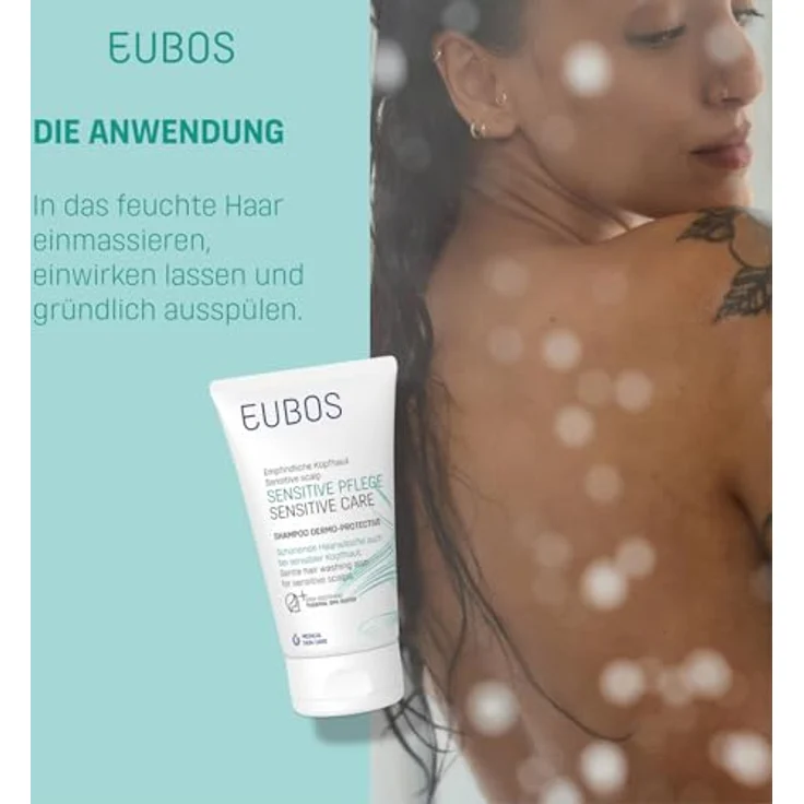 EUBOS SENSITIVE Shampoo Dermo Protectiv, 150 ml - sanfte Pflege für empfindliche Kopfhaut – Bild 6